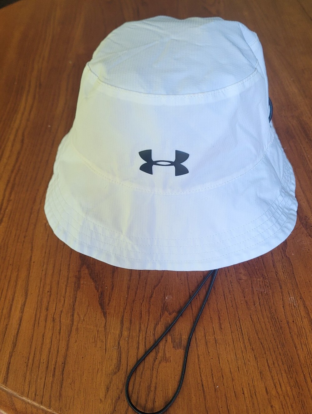 Under Armour White & Grey StormBucket Hat with Logo Reversable.